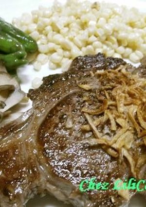 ステーキのバターコーン添え-レシピのメイン写真