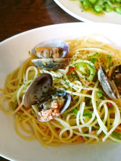 あさりとサーモンのパスタ-レシピのメイン写真