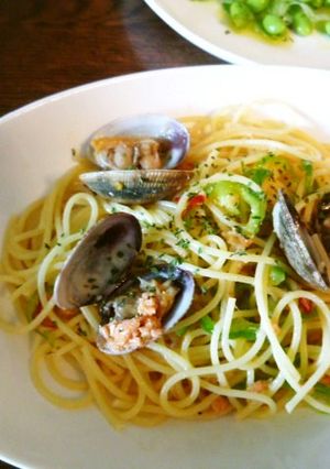 あさりとサーモンのパスタ-レシピのメイン写真