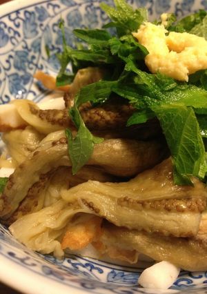 焼きなす＆竹輪のポン酢和え-レシピのメイン写真