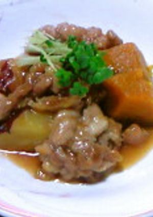 さつまいもと豚肉のほっくり煮-レシピのメイン写真