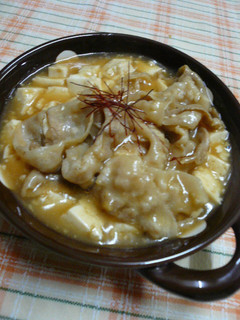 生姜が効いてる♡トロトロ肉豆腐-レシピのメイン写真