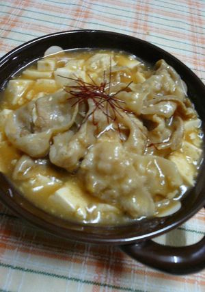 生姜が効いてる♡トロトロ肉豆腐-レシピのメイン写真