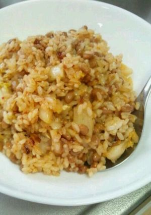 納豆キムチ炒飯-レシピのメイン写真
