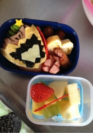 キャラ弁 長男愛情弁当-レシピのメイン写真