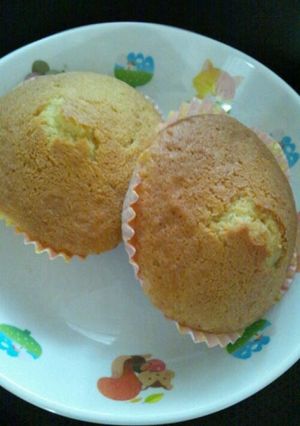 子供のおやつ♪ふんわりカップケーキ♪-レシピのメイン写真