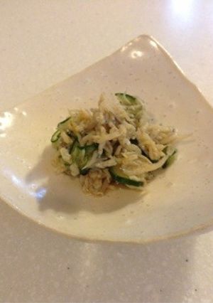 簡単！しらすときゅうりの酢の物-レシピのメイン写真