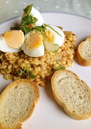 発芽緑豆と野菜の美味しいピラフ：インド発-レシピのメイン写真
