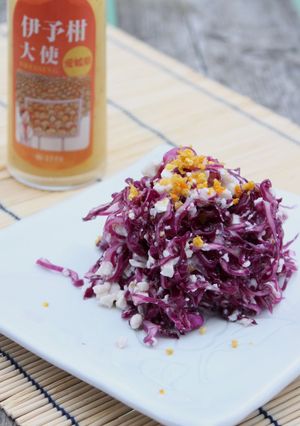 レッドキャベツのお豆腐和え-レシピのメイン写真