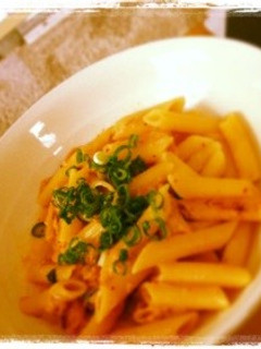 ☆ツナキムチのクリームパスタ☆-レシピのメイン写真