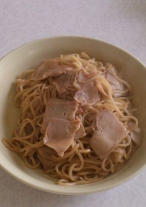 ヘルシー醤油ベーコン焼きそば-レシピのメイン写真