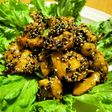 胡麻たっぷり!鶏肉の胡麻ソテー