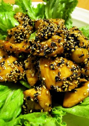 胡麻たっぷり！鶏肉の胡麻ソテー-レシピのメイン写真