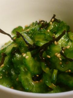 毎日食べちゃう!ゴーヤの塩こんぶ和え★-レシピのメイン写真
