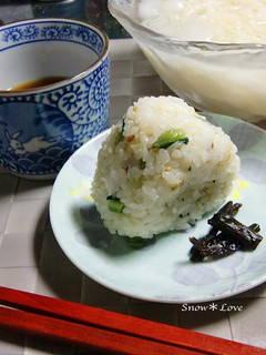 おにぎり大好き☆野沢菜のわさびにぎり-レシピのメイン写真