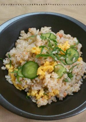 鮭フレークで簡単ちらし寿司-レシピのメイン写真