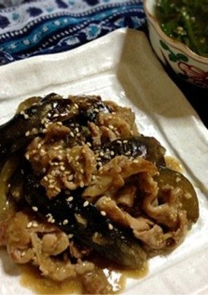 辛くない麻婆茄子☆豚こま肉でガッツリ！-レシピのメイン写真