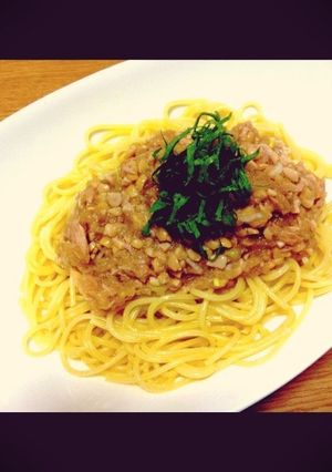 簡単！納豆パスタ-レシピのメイン写真