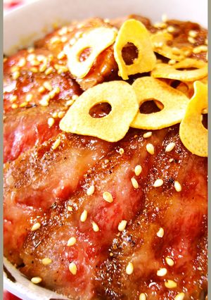 職人直伝！スタミナにんにくステーキソース-レシピのメイン写真