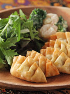 ポテサラで簡単!サモサ風揚げ餃子-レシピのメイン写真
