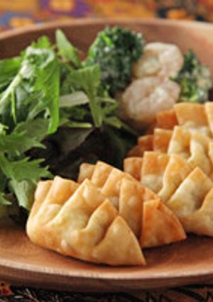 ポテサラで簡単！サモサ風揚げ餃子-レシピのメイン写真