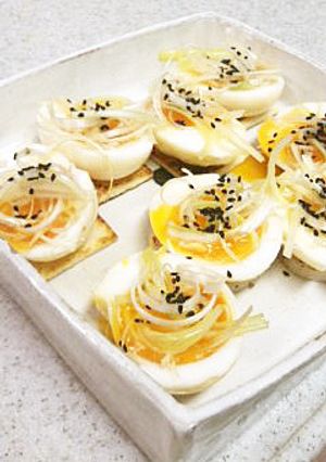 味付け卵DEおつまみ？前菜？　-レシピのメイン写真