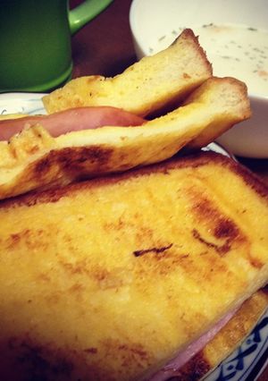 金の食パンでフレンチトースト-レシピのメイン写真