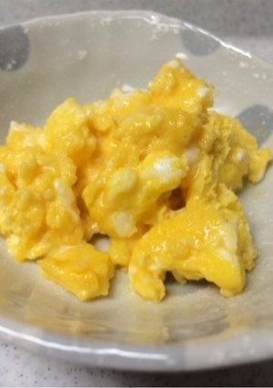 レンジで簡単♫炒り卵-レシピのメイン写真