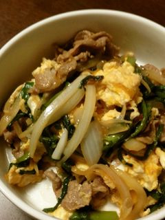 簡単すぎる!豚玉ねぎ+ニラ玉-レシピのメイン写真