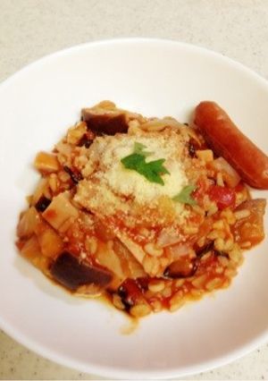 和風トマトリゾット-レシピのメイン写真