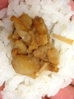 【おにぎりの具】ホタテとえのきのバタ醤油-レシピのメイン写真