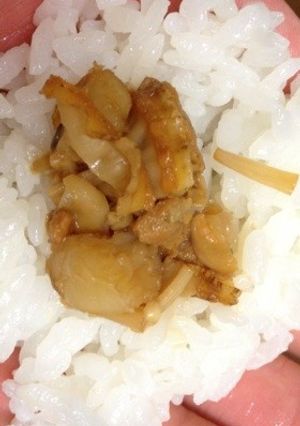 【おにぎりの具】ホタテとえのきのバタ醤油-レシピのメイン写真