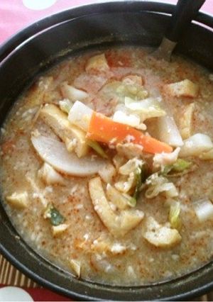 野菜だけでコク旨！変わり粕汁-レシピのメイン写真