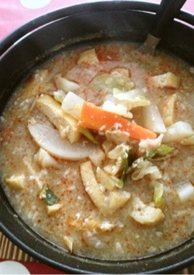 野菜だけでコク旨！変わり粕汁-レシピのメイン写真