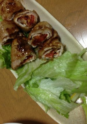 肉巻きトマトのバルサミコソース-レシピのメイン写真