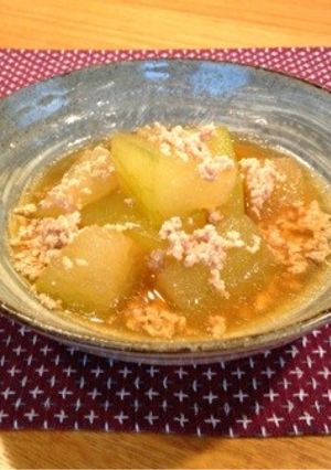 冬瓜の鶏そぼろ煮-レシピのメイン写真