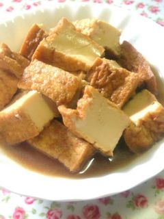 絹生揚げの煮物-レシピのメイン写真
