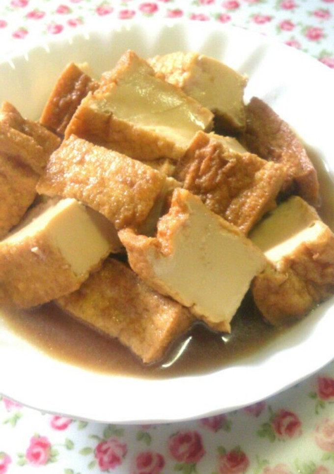 絹生揚げの煮物-レシピのメイン写真
