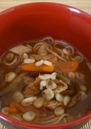 なすと油揚げのずーず（味噌汁そうめん）-レシピのメイン写真