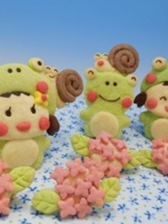 カエルのかぶりものクッキー-レシピのメイン写真