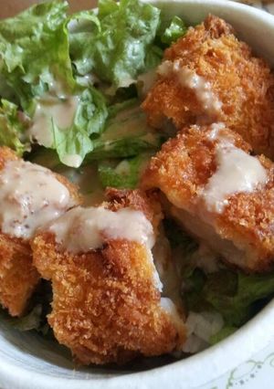 一人ランチに♪カフェ風!?一口カッ丼☆-レシピのメイン写真