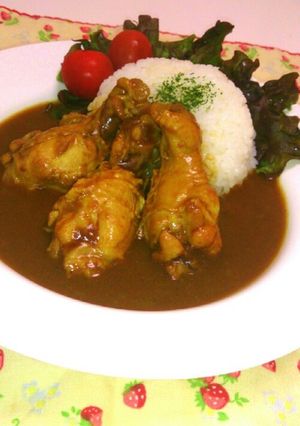 ほろっほろ★圧力鍋で簡単手羽元のカレー-レシピのメイン写真