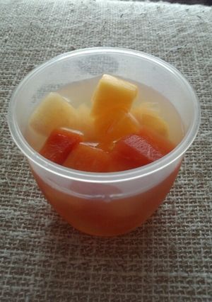 缶詰で！簡単フルーツゼリー☆-レシピのメイン写真