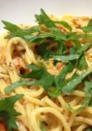 トマトと鰹ツナの和風クリームパスタ-レシピのメイン写真