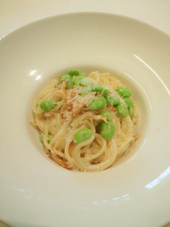 枝豆と香ばし桜海老のハーブクリームパスタ-レシピのメイン写真