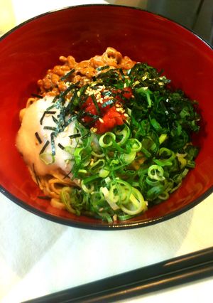 納豆とろろ・冷やしぶっかけ大豆麺-レシピのメイン写真
