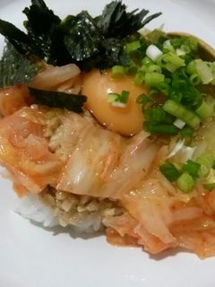簡単一人ごはん☆納豆キムチ丼-レシピのメイン写真