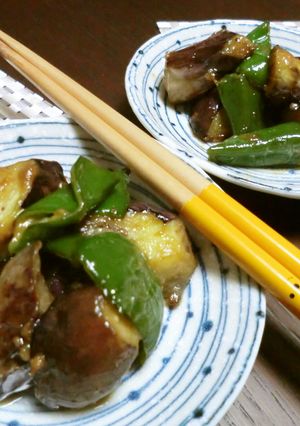 簡単★甘辛味でご飯が進む♡なすの味噌炒め-レシピのメイン写真