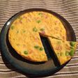 ヘルシー*枝豆とハムのイタリア風オムレツ