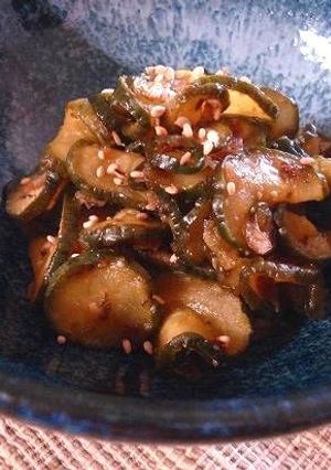 キュウリの梅かつお風味佃煮-レシピのメイン写真